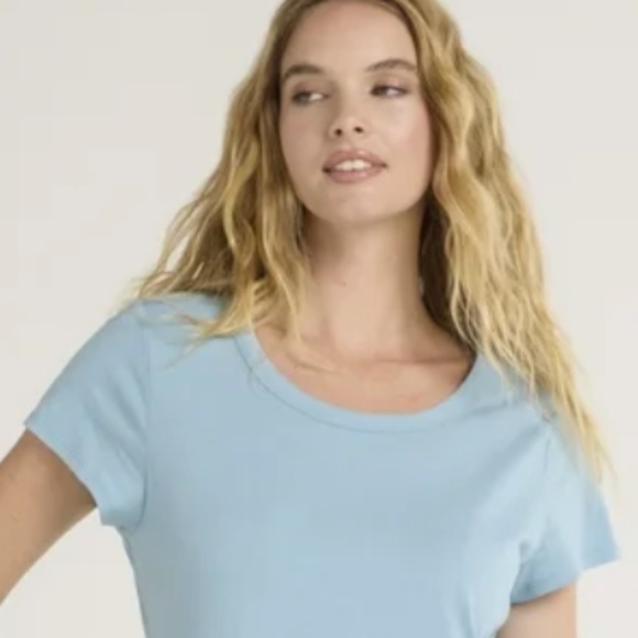 Time and Tru Women’s Caspian BlueTiered Dress Size Large NEW - Picture 5 of 5